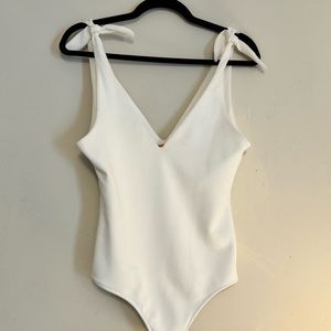 MuMu - White Bodysuit, Size L